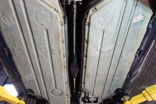 porsche c4 underbody after